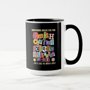Laugh Often – Positive Typography Quote Design Mug