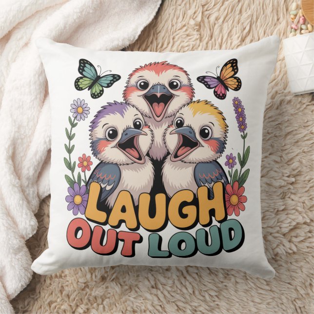 Laugh Out Loud Cushion (Blanket)