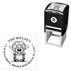  Laugh-out-loud grandma theme Self-inking Stamp