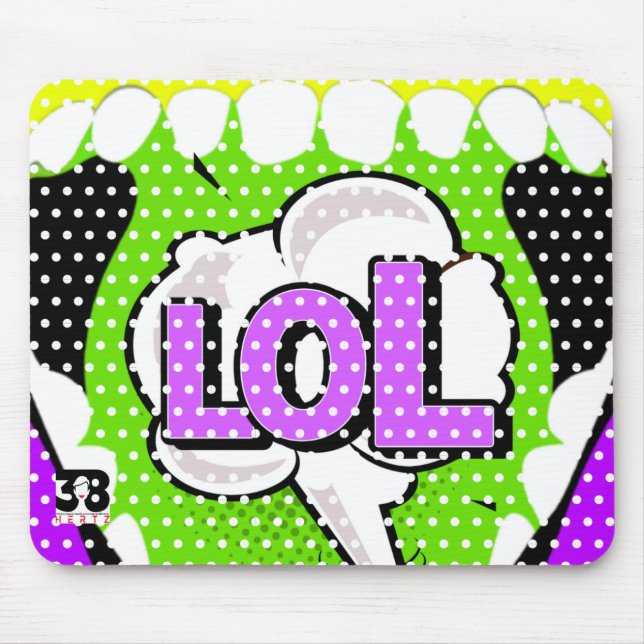 Laugh Out Loud Mouse Pad (Front)