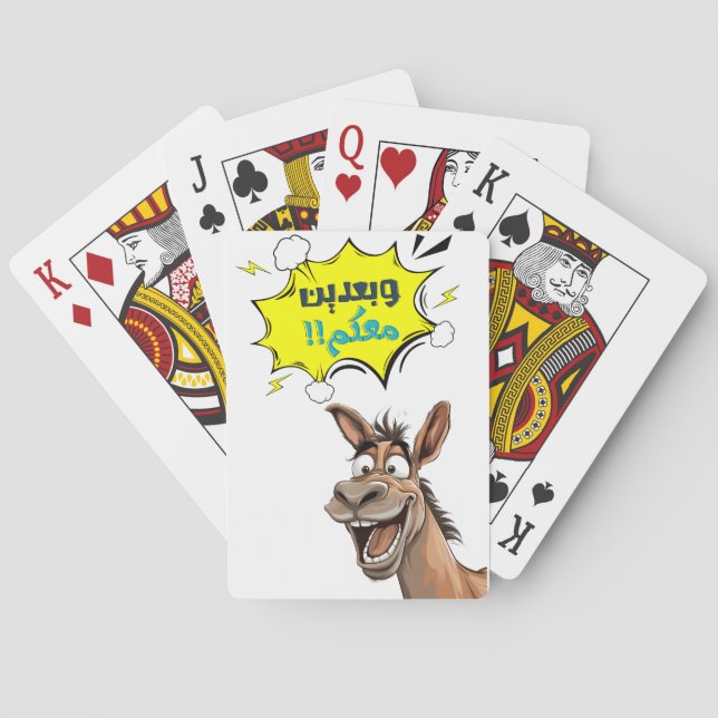 Laugh Out Loud with Chuck the Donkey Playing Cards (Back)