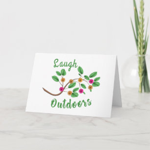 Laugh Outdoors Card