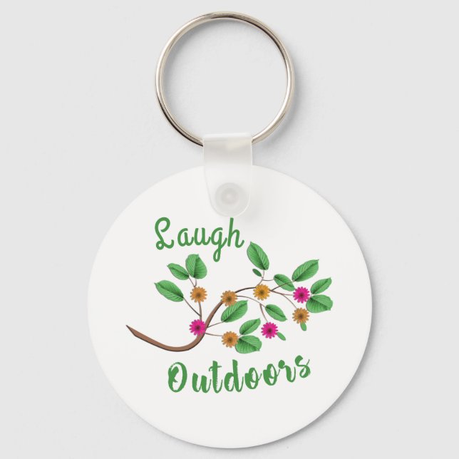 Laugh Outdoors Key Ring (Front)
