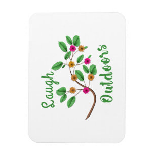 Laugh Outdoors Magnet