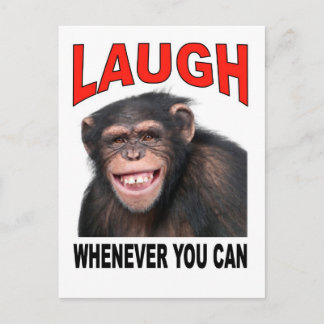 laugh postcard