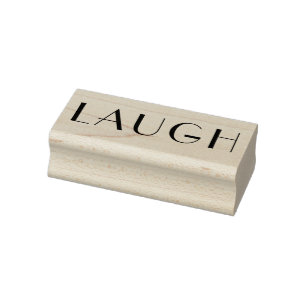 LAUGH RUBBER STAMP