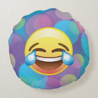 Laugh till you Cry Tears of Happiness Emoji Pillow