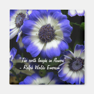 Laugh With Flowers Magnet