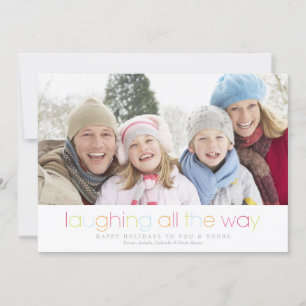 Laughing All The Way Holiday Card
