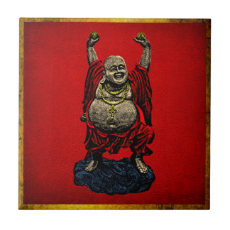 Laughing Buddha (4 colour) Ceramic Tile