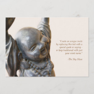 Laughing Buddha Invitation