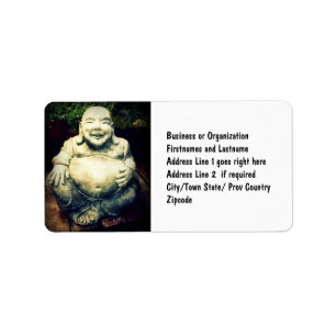 Laughing Buddha Label