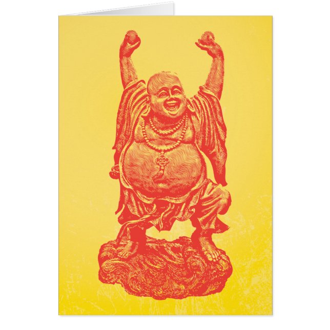 Laughing Buddha (red) (Front)