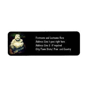 Laughing Buddha Return Address Label