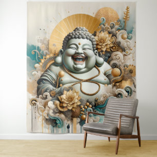 Laughing Buddha Tapestry