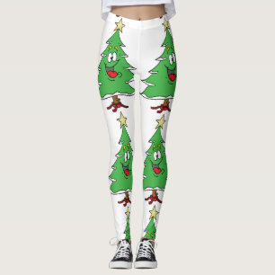 ***LAUGHING CHRISTMAS TREE*** CHRISTMAS LEGGINGS