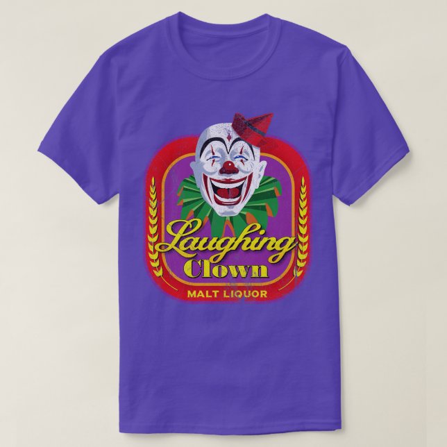 Laughing Clown Malt Liquor T-Shirt (Design Front)