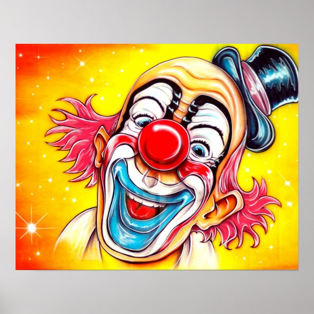 Laughing Clown Poster (Front)