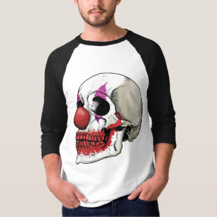 Laughing Clown Skull - Fate Until Death T-Shirt