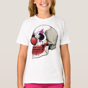 Laughing Clown Skull - Fate Until Death T-Shirt
