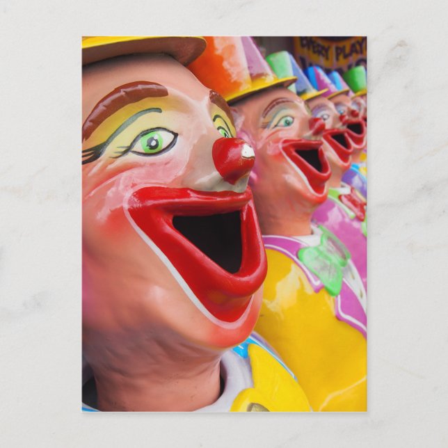 Laughing Clowns Postcard (Front)