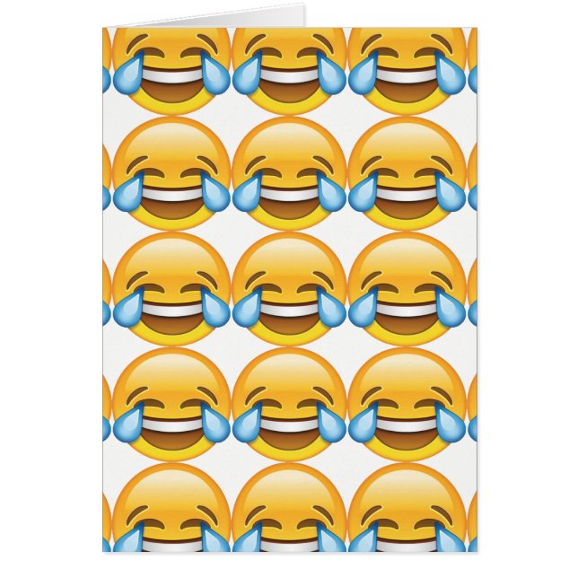 Laughing Crying Tears of Joy emoji (Front)