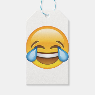 Laughing Crying Tears of Joy emoji Gift Tags