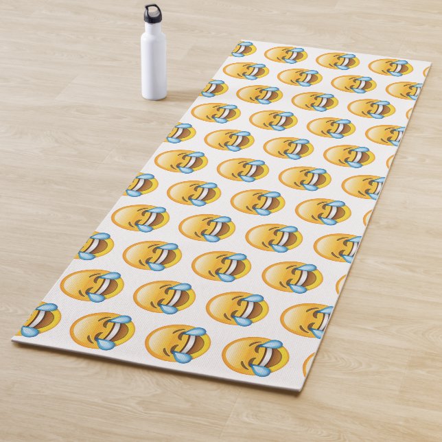 Laughing Crying Tears of Joy emoji Yoga Mat (In Situ)