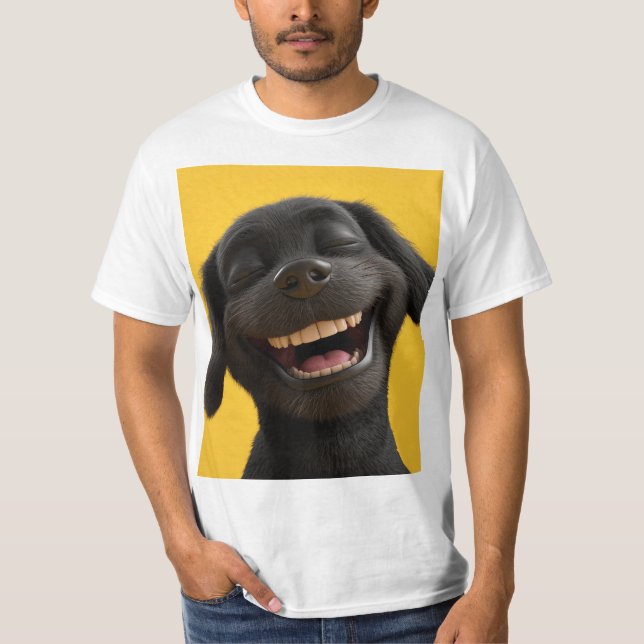 laughing dog T-Shirt (Front)