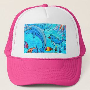 laughing dolphins hat