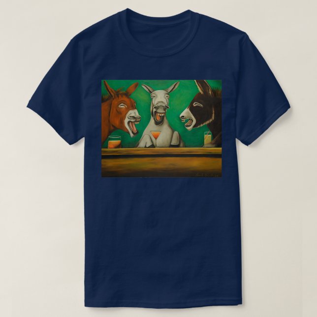 Laughing Donkeys 1 T-Shirt (Design Front)