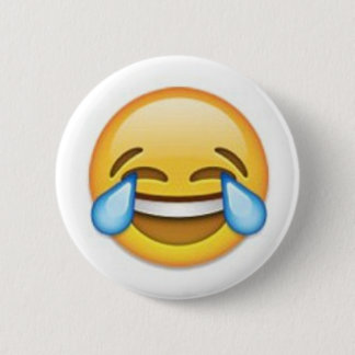 Laughing Emoji 6 Cm Round Badge
