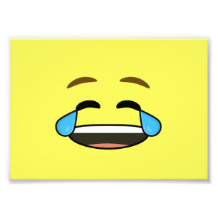 Laughing Emoji Photo Print