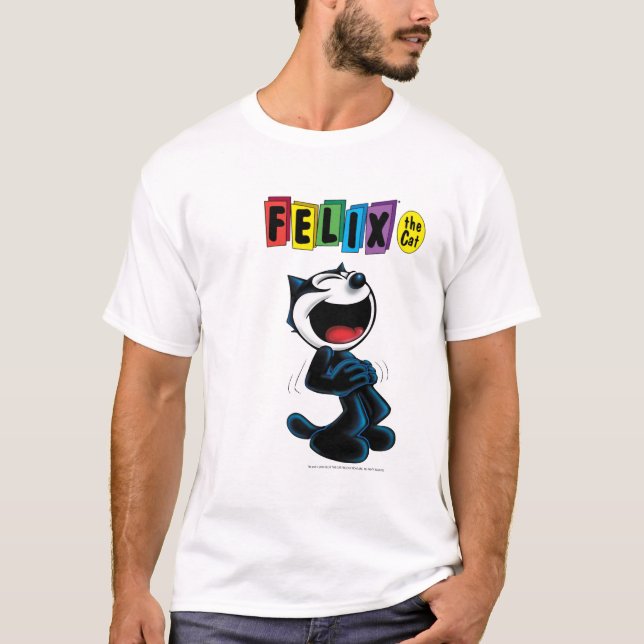 Laughing Felix the Cat T-Shirt (Front)
