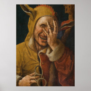 Laughing fool poster
