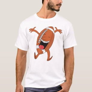 Laughing Football Mascot T-Shirt