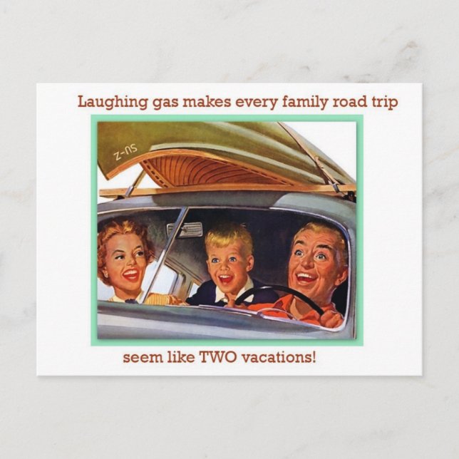 Laughing Gas Postcard (Front)