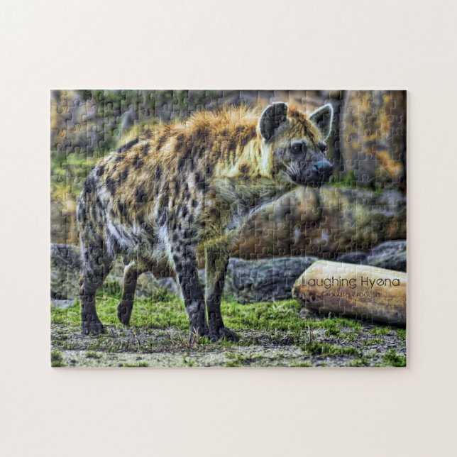 Laughing hyena [Jigsaw puzzle: 252P] Jigsaw Puzzle (Horizontal)