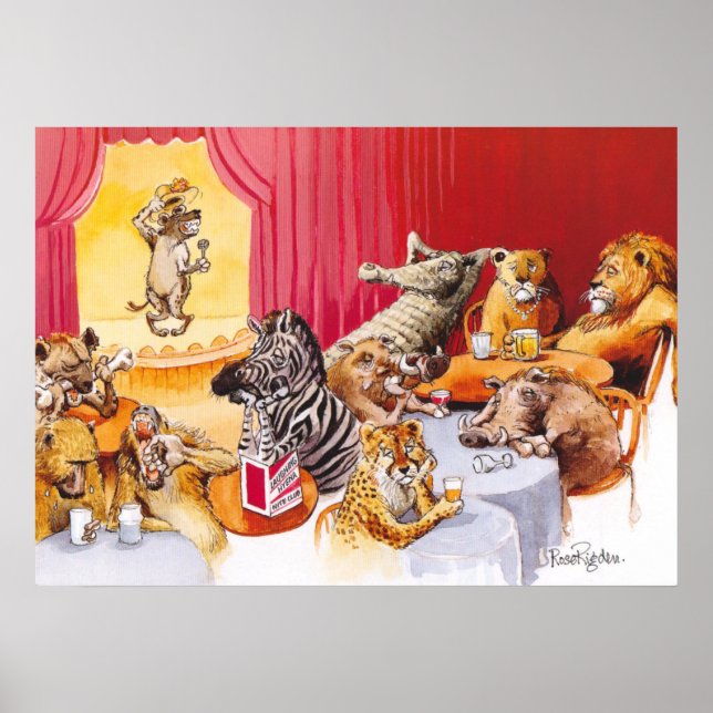 Laughing hyena poster (Front)