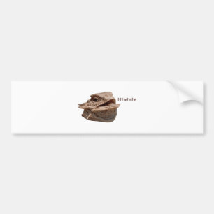 Laughing Iguana HeHe Lizard Bumper Sticker