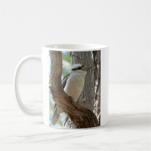 Laughing Kookaburra Perched in Eucalyptus Tree Coffee Mug
