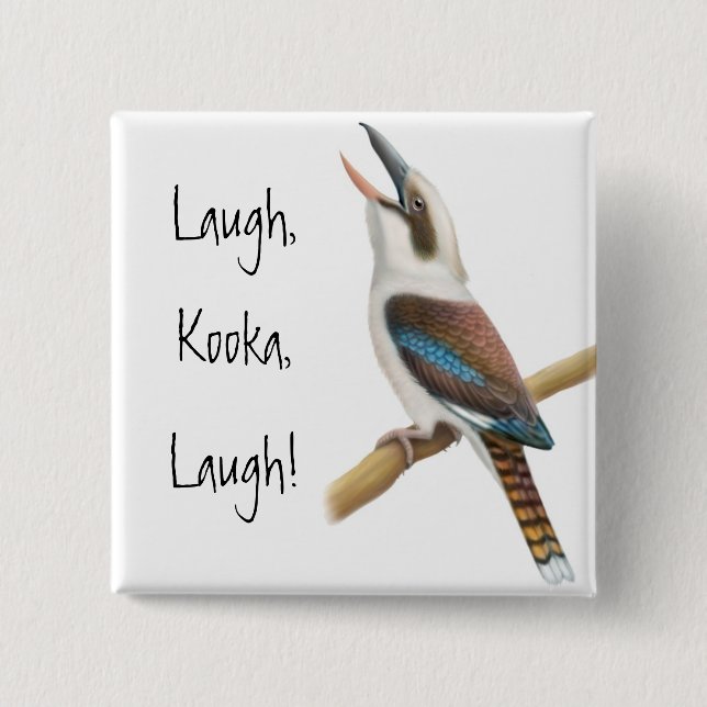 Laughing Kookaburra Pin (Front)