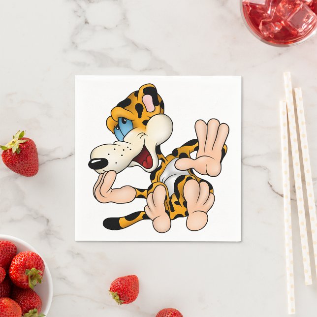 Laughing Leopard Paper Napkins (Creator Uploaded)
