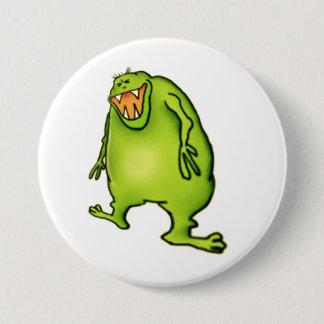 Laughing Monster Button