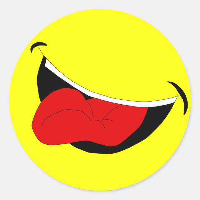 Laughing Mouth Sticker (Front)