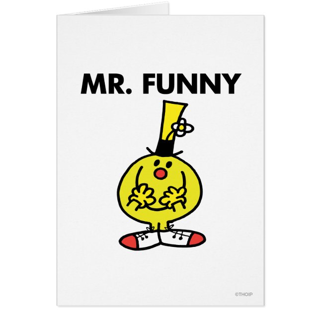 Laughing Mr. Funny With Flower (Front)