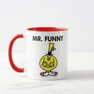 Laughing Mr. Funny With Flower Mug
