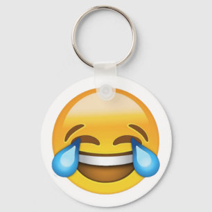 Laughing Out Loud Emoji Keychain