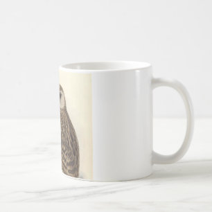 Laughing Owl Vintage Illustration Coffee Mug