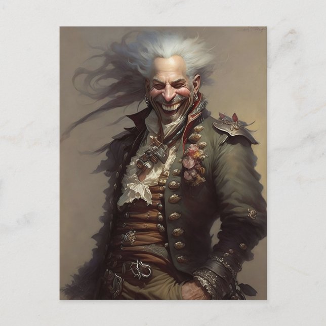 laughing pirate postcard (Front)